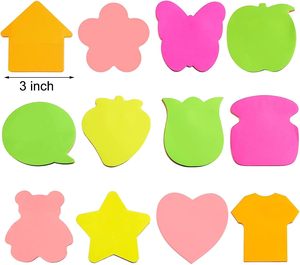 Kawai快速交付自粘记事本不同形状的胶版纸便签 - Product Image 2