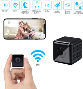 2022 Remote View kleine Kamera CCTV-Sicherheit Mini Wifi <span class=keywords><strong>Wireless</strong></span> Hidvcam App Kamera mit Nachtsicht