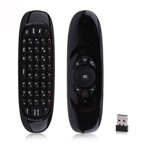 C120 2.4G Voice Mini <strong>Keyboard</strong> Air Fly <strong>Mouse</strong> <strong>Use</strong> for <strong>Android</strong> TV Box USB Rechargeable Remote Control - Product Image 1
