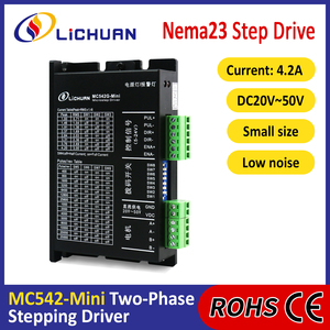 24V stepper driver per Lichuan MC542 Nema23 1a-4. 2a digital stepper motor controller - Product Image 3