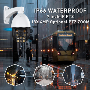 IP PTZ网络摄像机运动跟踪18X光学变焦高速全彩双向音频4MP闭路电视安全摄像机 - Product Image 3