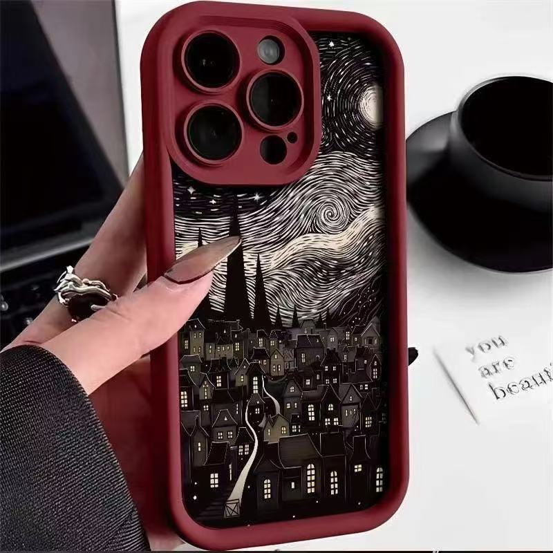 Emery rojo vino cielo estrellado lwn483