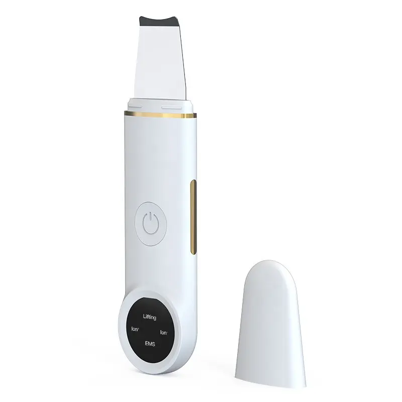 Ultrasonic limpeza beleza instrumento 600mAh recarregável Ion + Ion- Skin purificador EMS pele apertando levantamento dispositivo