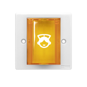 Sistema de llamada de enfermera de hospital miTEC con botón de emergencia de cable de tracción e intercomunicador de 2 vías para sistema de asistencia por cable con respaldo de UPS - Product Image 5