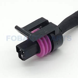 Cable conector de 3 pines hembra para interruptor de presión de aire acondicionado Delphi, enchufes de Sensor de posición del acelerador - Product Image 3