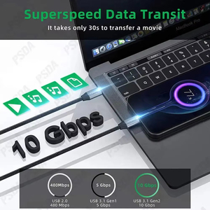 USB 3.1 USB3.1 5A 5A 100W hızlı şarj uzatma kablosu 10Gbps Type tipi C tip-c USB 3.1 erkek USB-C kadın uzatma kablosu - Product Image 5