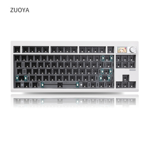 Kit de teclado mecánico GMK87, teclado para juegos con perilla y pantalla, teclado de Ordenador compatible con Bluetooth/2,4 Ghz/tipo C para Win/Mac