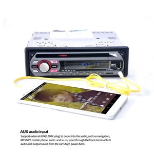 Tek din dash CD DVD FM <span class=keywords><strong>araba</strong></span> stereo MP3 MP5 açık çıkarılabilir panel - Product Image 3