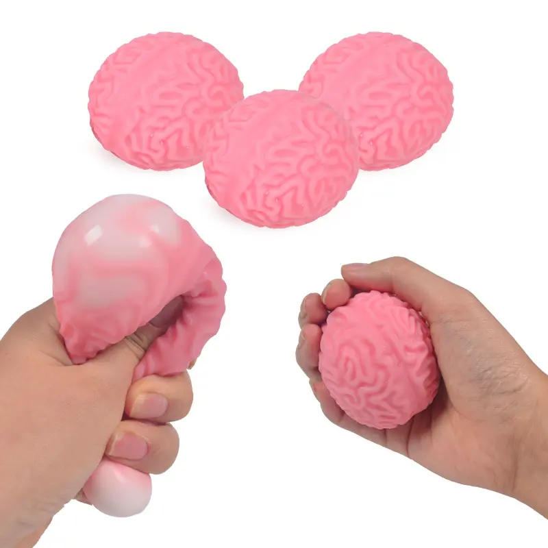 EE1106 organo cervello Squishy Balls Fidget Toy Tricking Party Toys Animal TPR Stress Ball giocattolo sensoriale Brain Splat Ball