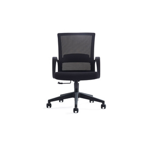 Free Sample Factory Direct Black Full Mesh Staff Visitor Armrest <strong>Swivel</strong> Home Office Computer Ergonomic Conference Chair - Product Image 6