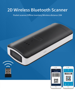 Iphone Ipad Android Ios P2000L Escáner de código QR, Mini escáner de código de barras PC POS Negro A4 Stock Scan S - Product Image 2