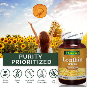 Lecithin Softgel Kapseln Leber funktions unterstützung Brain Health Booster Hilft bei der Verbesserung des Gedächtnis fokus und der Konzentration - Product Image 3
