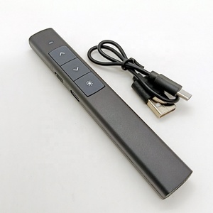 Laser Wireless Powerpoint PPT presentatore con porta di ricarica di tipo-C presentazione USB presentatore Laser Powerpoint Clicker - Product Image 1