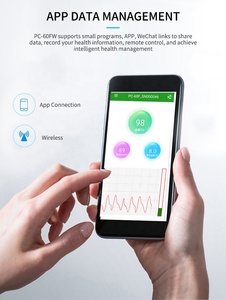 Lepu 크리 에이 티브 PC60FW CE OLED 공장 가격 핫 세일 혈액 옥시 미터 측정 무선 손가락 oximetro 펄스 산소 농도계 - Product Image 2