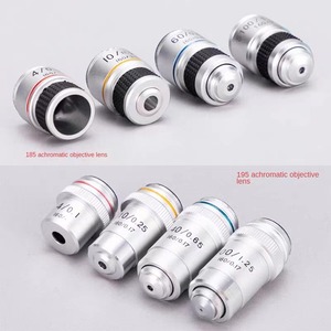 高清4X 195物镜黄铜材料显微镜物镜 - Product Image 6