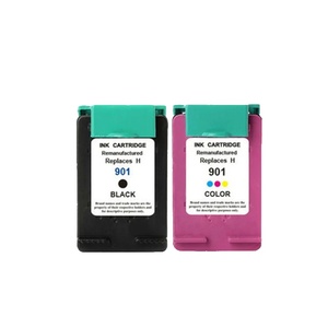 Guangzhou fabrika uyumlu 901 mürekkep Hp için kartuş Inkjet yazıcı mürekkebi kartuş doldurulabilir mürekkep kartuşu - Product Image 1