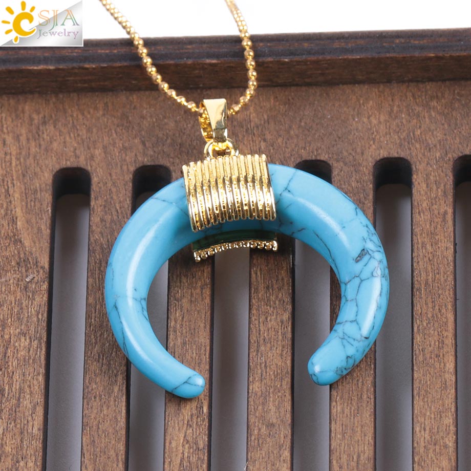F063-Blue-Turquoise + Chaîne