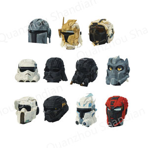 Modelo caliente casco MOC comandante soldado Scout capitán Tie Fighter casco serie colección bloques de construcción modelo juguetes regalos