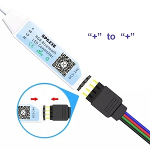 DC 5-24V 6A 3または4ピンRGB RGBW APPコントローラーDC 5-24Vミニブルートゥース音楽MICタイミングSP623E SP624E LEDストリップコントローラー - Product Image 6