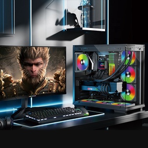 ZeroMaster Mid Tower custodia per <span class=keywords><strong>Computer</strong></span> da gioco Desktop con nuovo <span class=keywords><strong>Design</strong></span> schermo LCD di sincronizzazione Video di gioco per uso ufficio