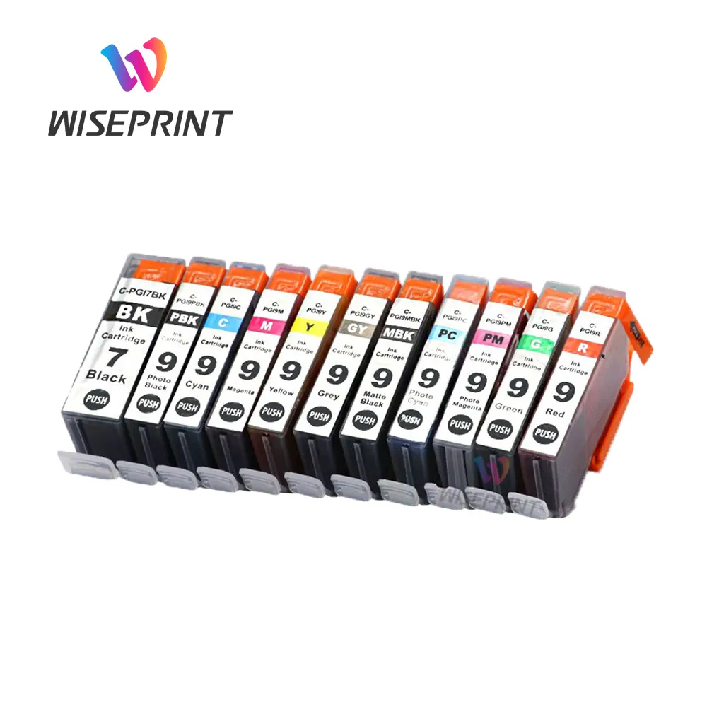 Wiseprint совместимый Canon PGI-7 PGI-9 Опи 7 9 PGI7 PGI9 Премиум цветной картридж для IX7000 MX7600 Pro9500 принтер