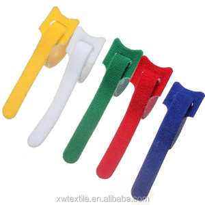 Colorido Flexible automático de doble cara reutilizable llevar auto agarre Cinch correa/gancho bucle Cable Tie Velcroes organizador de cables - Product Image 2