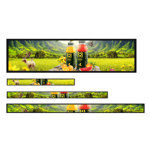 OEM 23,1 Zoll Ultra Wide Stretched Bar Bildschirm LCD-Werbung Display Regale 4K Auflösung Android Network SDK-Funktion - Product Image 1