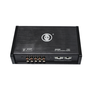 VK High Quality New <strong>Design</strong> 8-Channel Car Audio <strong>DSP</strong> Amplifier <strong>Processor</strong> Class D Supports Computer Low-Level Connection