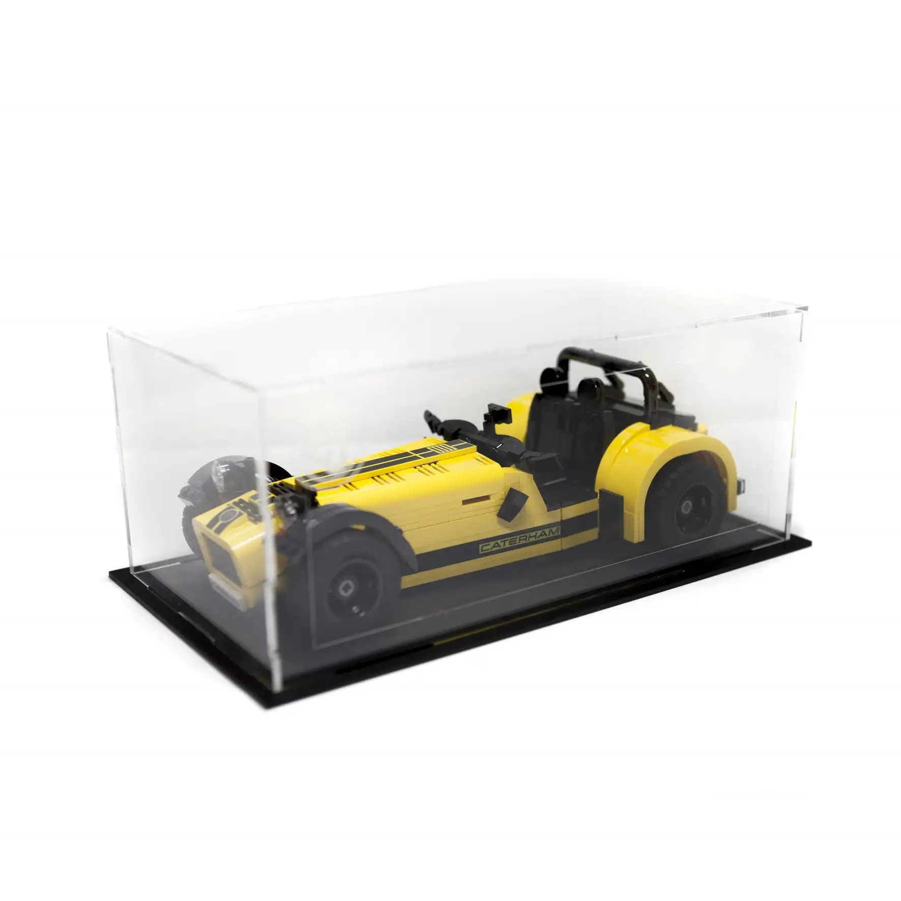 1:64 1:43 vetrina per auto in acrilico trasparente custodia per esposizione in perspex trasparente per scatola di base per supporto per auto giocattolo modello di auto