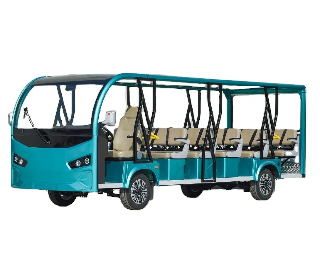 Nuevo modelo 23 asientos eléctricos de autobús turístico de traslado en autobús