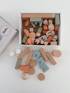 Đầy Màu Sắc Gỗ Câu Chuyện Cổ Tích Lâu Đài Nhà Chơi Xây Dựng Khối DIY Phong Cách Giáo Dục Đồ Chơi Set W & Z 48x37x31Cm Cho Tuổi 2 + Unisex - Product Image 2