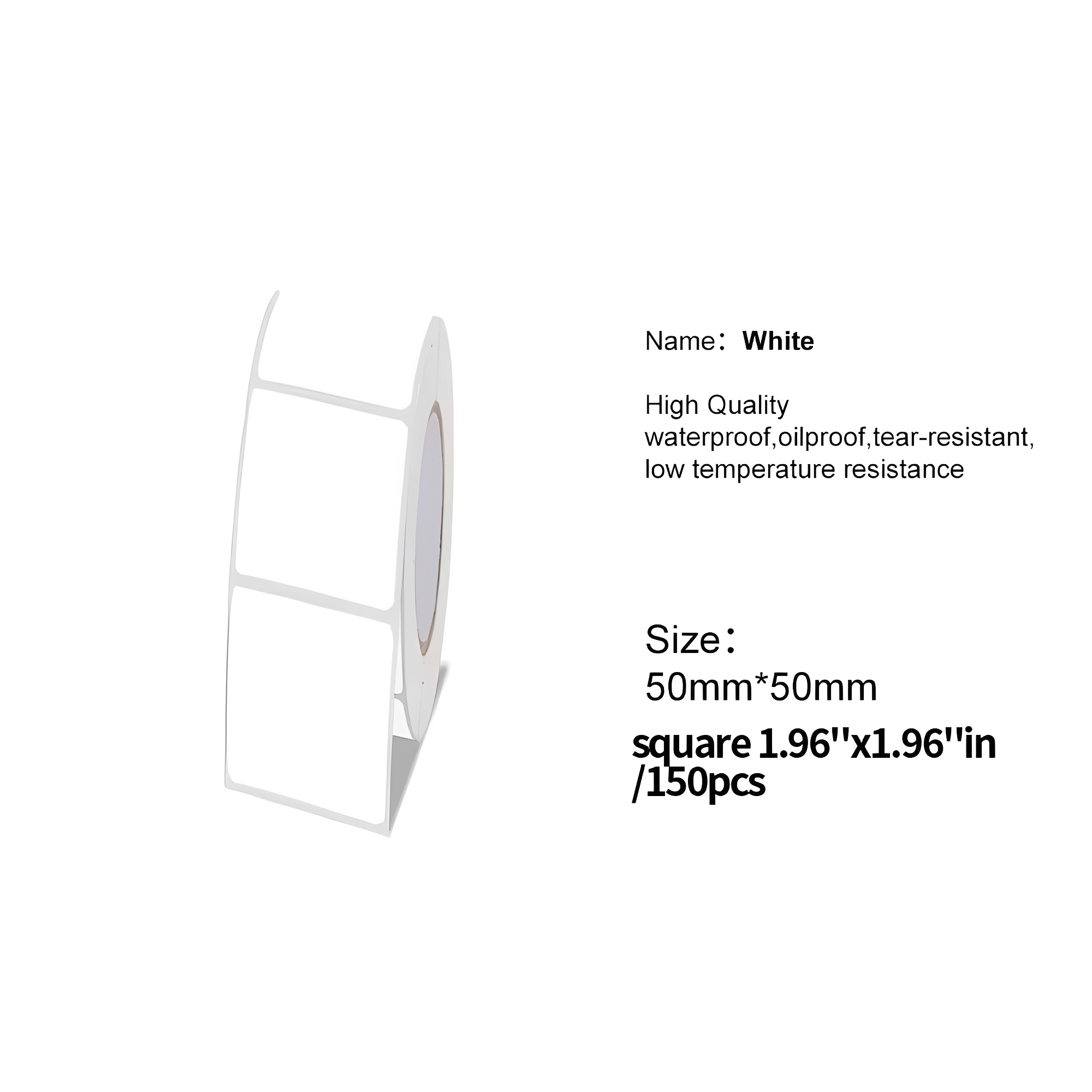 Blanc-50*50mm