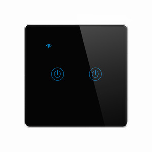 G-tech akıllı WIFI 1-4 Gang ev otomasyon Tuya cam Panel dokunmatik ekran duyarlı duvar ışık anahtarı - Product Image 1
