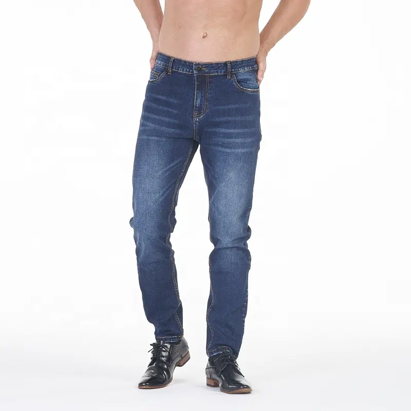 Gingtto-pantalones vaqueros ajustados para hombre, jeans de moda para novio