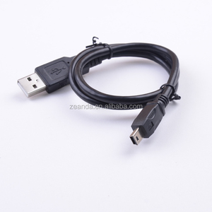 Özelleştirilmiş USB 2.0 a erkek 5 Pin Mini USB kablosu dik açılı konektörler 3A yazıcı bilgisayar ve barkod tarayıcı için hızlı şarj - Product Image 2