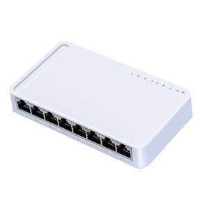สวิตช์เครือข่ายขนาดเล็กสำหรับเดสก์ท็อปแบบ POE Ethernet Switch 8 PORT 10/100/1000Mbps LAN HUB - Product Image 1