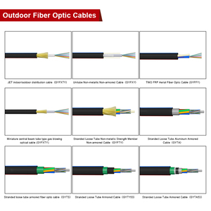 Rápido redes Ethernet de 62,5 micrómetros (um) láser optimizado multimodo cable de fibra óptica
