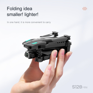 4K video kamera ile OEM S128 mini uykusuzluk HD fpv rc GPS çocuk ve yetişkin dörtlü mini drone oyuncak kameralar dronne Drones - Product Image 4