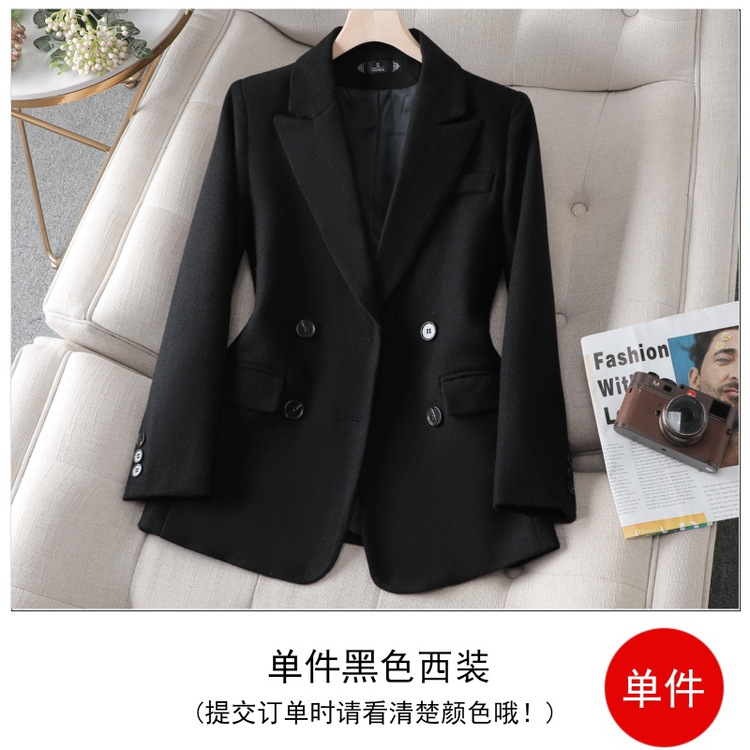 black suit