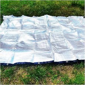 Hdpe אלומיניום כסף צל מפליג מחוזק קצוות carcyhaluminut נטו