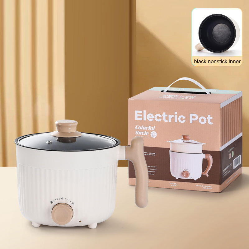 Beige C/pot simple avec intérieur antiadhésif