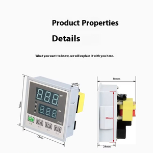 Instrumento de control de temperatura con pantalla digital PID, controlador de temperatura integrado para temperatura de máquina de embalaje inteligente - Product Image 5
