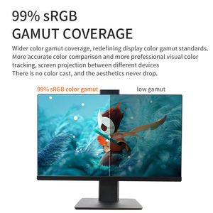 23.8 24 27 polegada 1K 1080P Gaming Monitors De Computadora PC <span class=keywords><strong>Monitor</strong></span> de Computador Gamer com <span class=keywords><strong>Built</strong></span>-<span class=keywords><strong>in</strong></span> Lifting Hidden <span class=keywords><strong>Camera</strong></span>