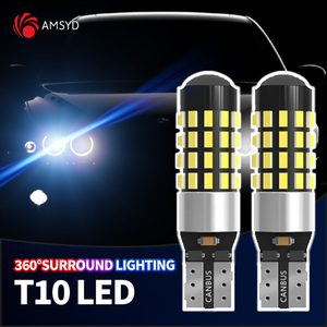 Mükemmel LED 3014 çip araba geniş gösterge ışığı süper parlak LED lens ile T10 sürüş işık light çözme anahat küçük ışık - Product Image 6