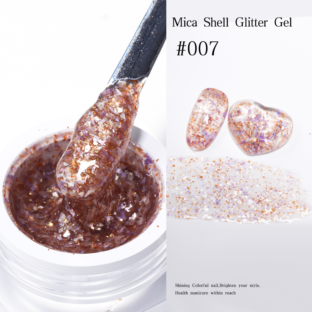 Nouveau gel pailleté#07