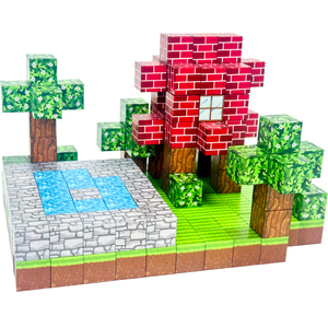 Magnetic Building Cubes Set Diy Cubes <strong>Block</strong> Puzzle Construction Magnetic <strong>Block</strong> 3d Model Decompression Toy - Product Image 4