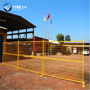 6x9.5ft Pvc beton blok plastik Colorbond çelik sitesi yaya ve çıkarılabilir Panel fiberglas çiftlik geçici çit Hoarding - Product Image 3