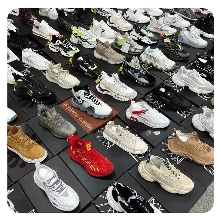 YF GINA Tailings stock décontracté chaussures vente en gros chaussures de mode à bas prix chaussures d'occasion diverses