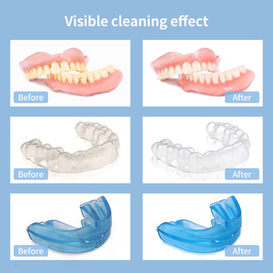 Skymen OEM dentale macchina per la pulizia ad ultrasuoni 200ml in acciaio inox serbatoio per uso domestico dentale Pod pulitore ad ultrasuoni per apparecchi dentali - Product Image 3