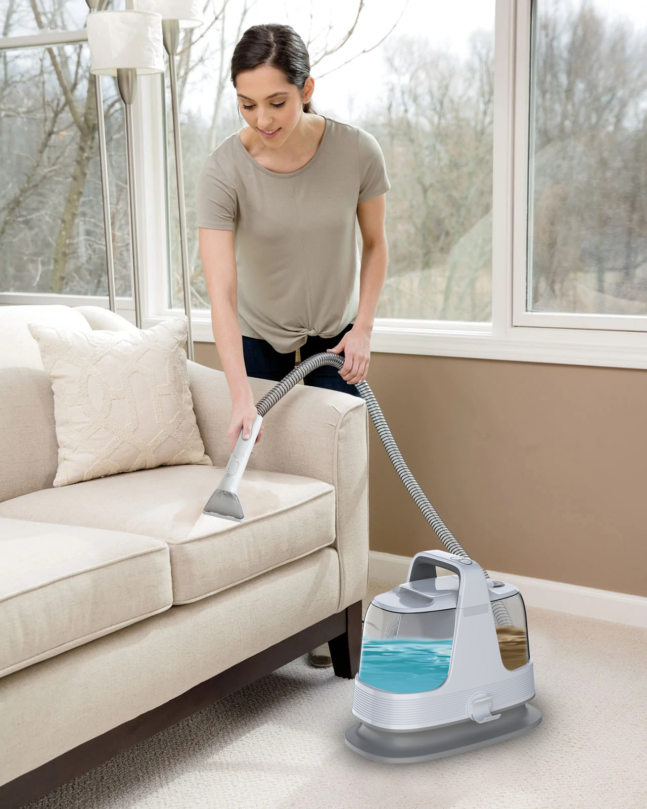 AC Wired Spot Cleaner, Stain Carpet Vacuum Cleaner, Pet Stain Eraser And Pet Washing Machine
